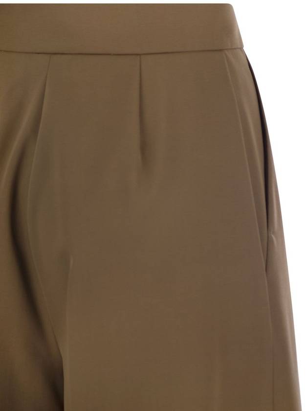 NINFA - Wool gabardine trousers - MAX MARA - BALAAN 4