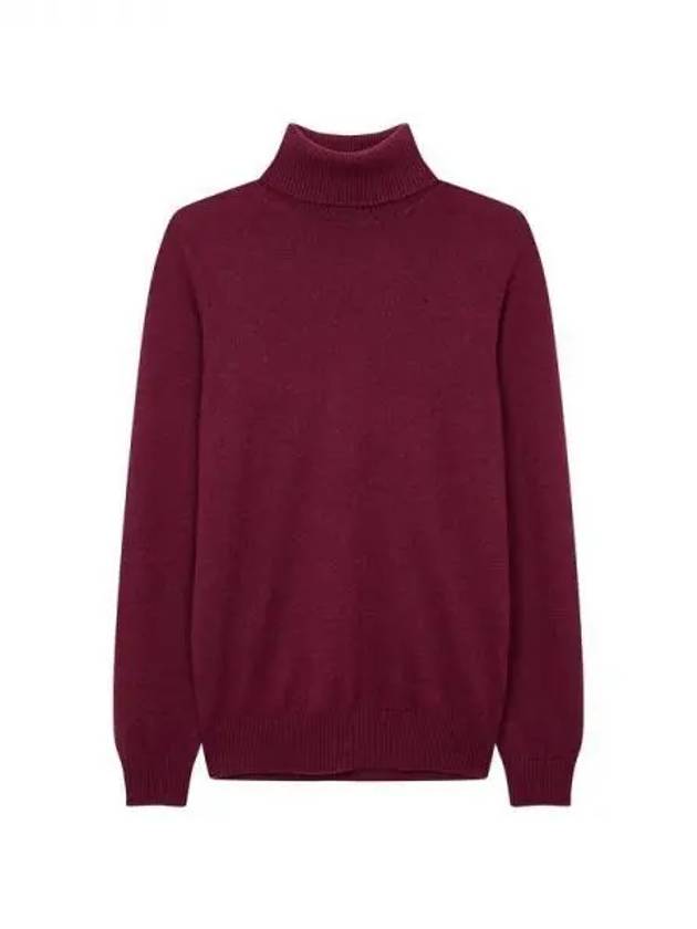 Men s Cashmere Turtleneck Sweater Burgundy 271274 - EMPORIO ARMANI - BALAAN 1