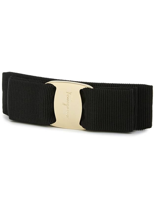 Vara Bow Hair Clip Black - SALVATORE FERRAGAMO - BALAAN 3