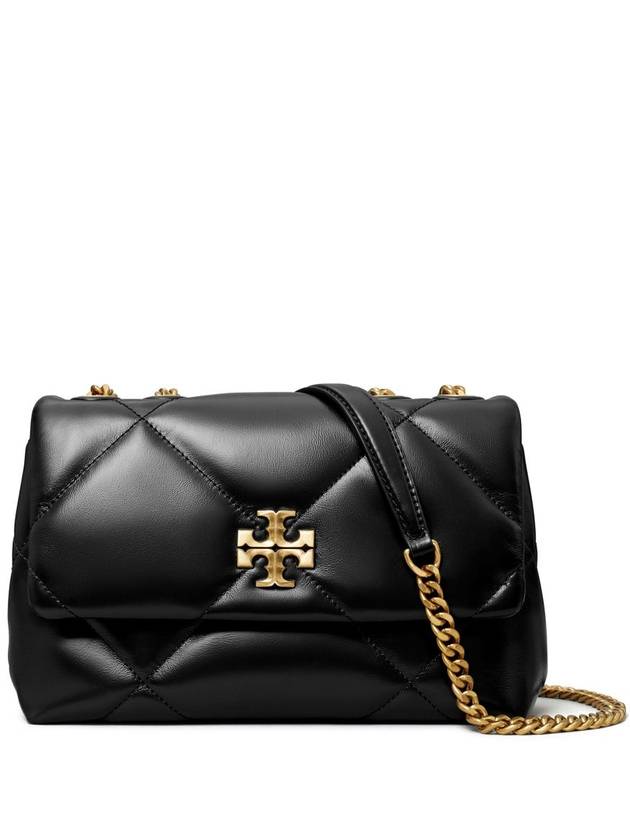 Kira Diamond Quilted Shoulder Bag Black - TORY BURCH - BALAAN 2