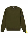 Diagonal Raised Fleece Sweatshirt Ivy Green - CP COMPANY - BALAAN 2