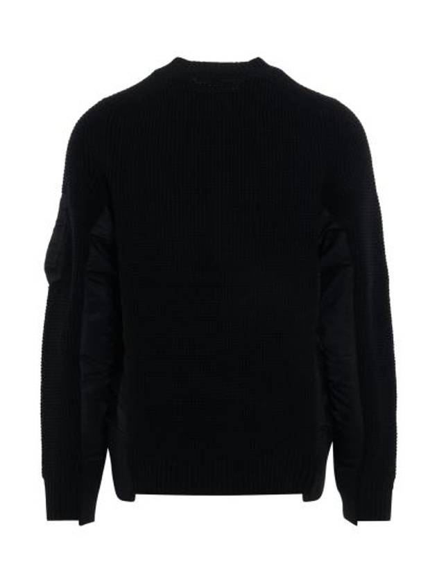 Sweater 23SCM083001 Black - SACAI - BALAAN 4