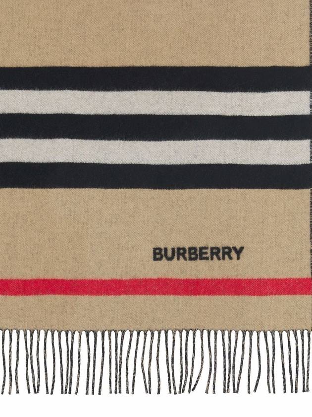 Icon Stripe Muffler Beige - BURBERRY - BALAAN 3