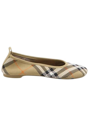 Baby Check Knit Ballerina Sand - BURBERRY - BALAAN 1