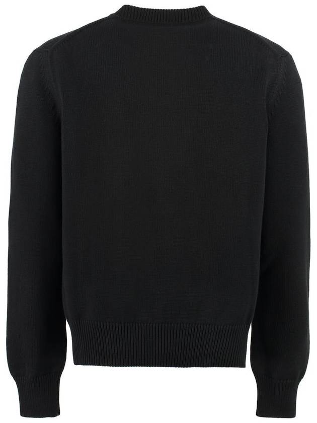 Embroidered Logo Knit Top Black - ALEXANDER MCQUEEN - BALAAN 3