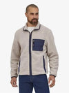 Men's Synchilla Fleece Zip-Up Jacket Oatmeal Heather - PATAGONIA - BALAAN 3