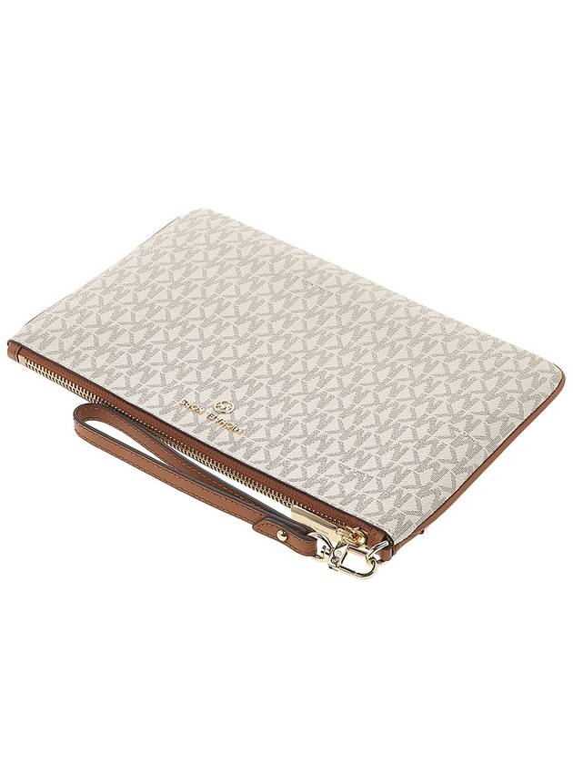 Women's Jet Set Charm Clutch Bag White - MICHAEL KORS - BALAAN 5