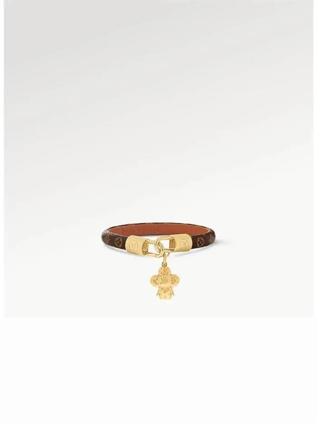 Vivienne Charm Bracelet Gold Brown - LOUIS VUITTON - BALAAN 2