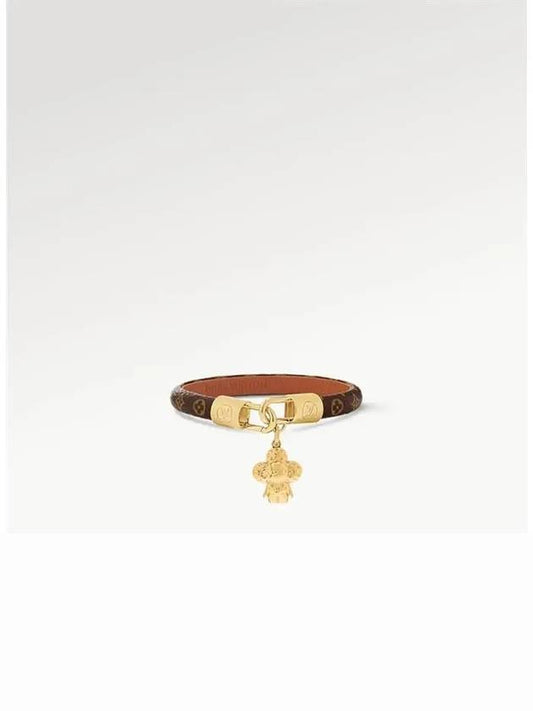 Vivienne Charm Bracelet Gold Brown - LOUIS VUITTON - BALAAN 2