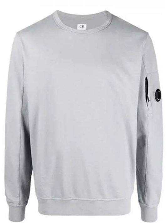 Men's Light Fleece Lens Wappen Sweatshirt Grey - CP COMPANY - BALAAN 2