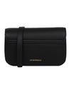 Grained Leather Mini Cross Bag Black - EMPORIO ARMANI - BALAAN 3