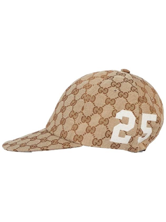 GG Supreme Canvas Ball Cap Beige - GUCCI - BALAAN 4