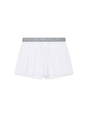 UNDERWEAR Men s Glossy Logo Banding Modal Trunks White 270915 - EMPORIO ARMANI - BALAAN 1