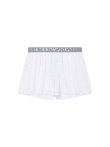 UNDERWEAR Men s Glossy Logo Banding Modal Trunks White 270915 - EMPORIO ARMANI - BALAAN 1