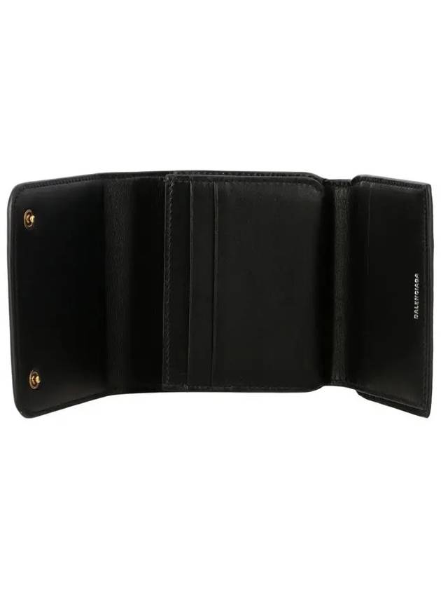 Logo Compact Wallet Black - BALENCIAGA - BALAAN 5