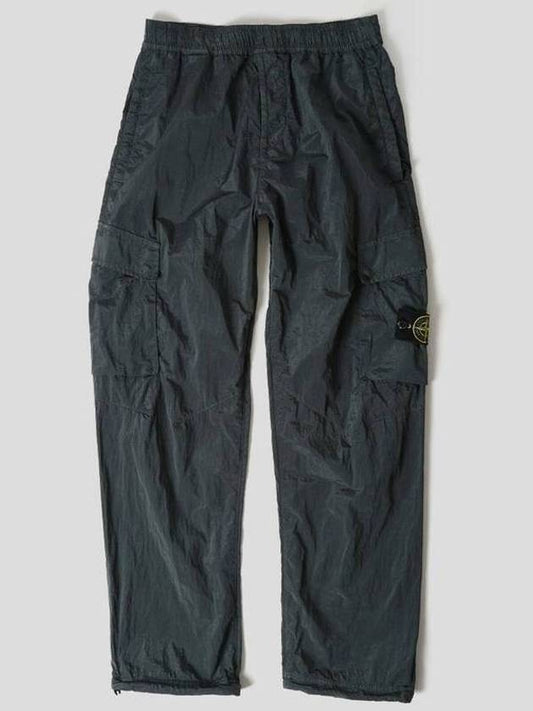 Nylon Metal Econyl Regenerated Cargo Straight Pants Lead Grey - STONE ISLAND - BALAAN 2