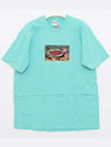 SS23T26 TEAL Strawberry Tshirt - SUPREME - BALAAN 3