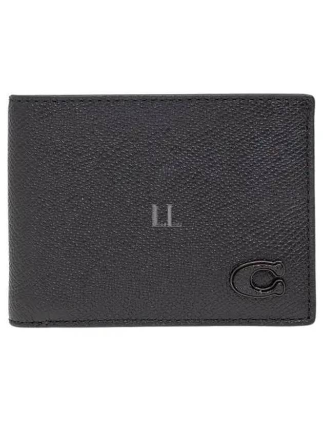 Slim Billfold Half Wallet Black - COACH - BALAAN 2