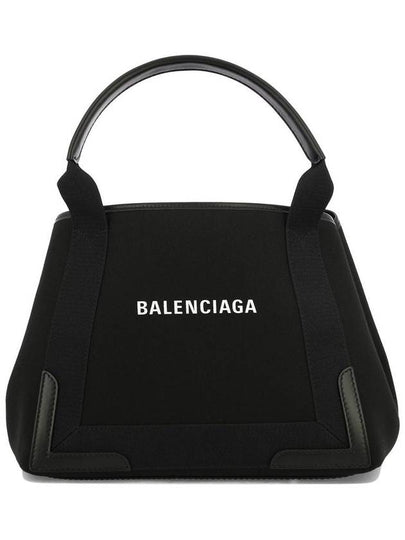 Cabas Logo Canvas Small Tote Bag Black - BALENCIAGA - BALAAN 2