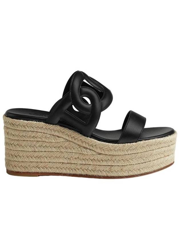 Idea 30 Espadrille Napa Noir H241230Z03 - HERMES - BALAAN 1