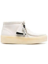 Wallabee Cup Middle Boots White - CLARKS - BALAAN 1