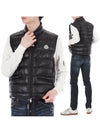 Gui Logo Patch Padded Vest Black - MONCLER - BALAAN 2