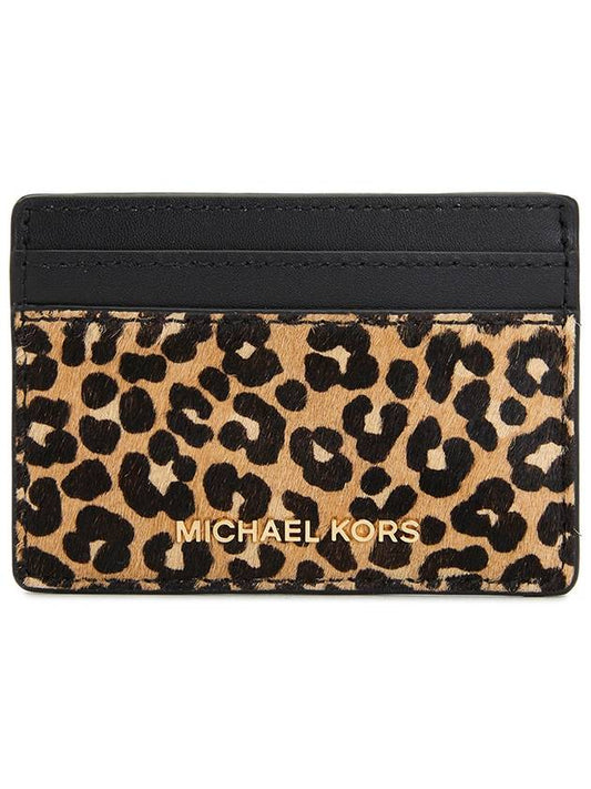 Jet Set Card Wallet 34F3GJ6D6H BLACK MULTI - MICHAEL KORS - BALAAN 1