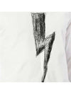 Ulsan Scribble Thunderbolt Shirt PBCM1102S L003S 526 - NEIL BARRETT - BALAAN 4