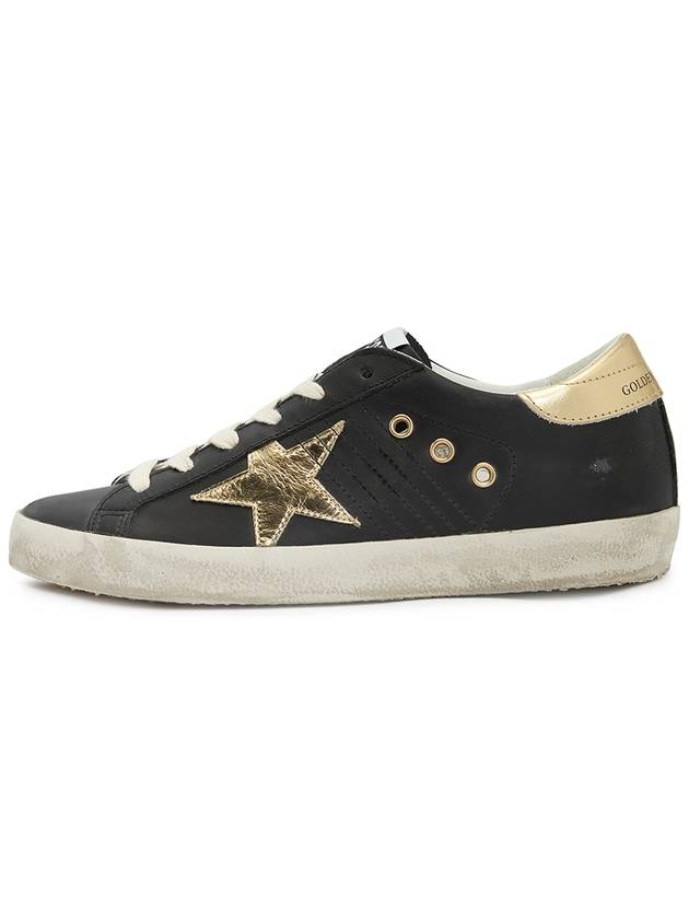 Superstar Gold Tab Low Top Sneakers Black - GOLDEN GOOSE - BALAAN 4