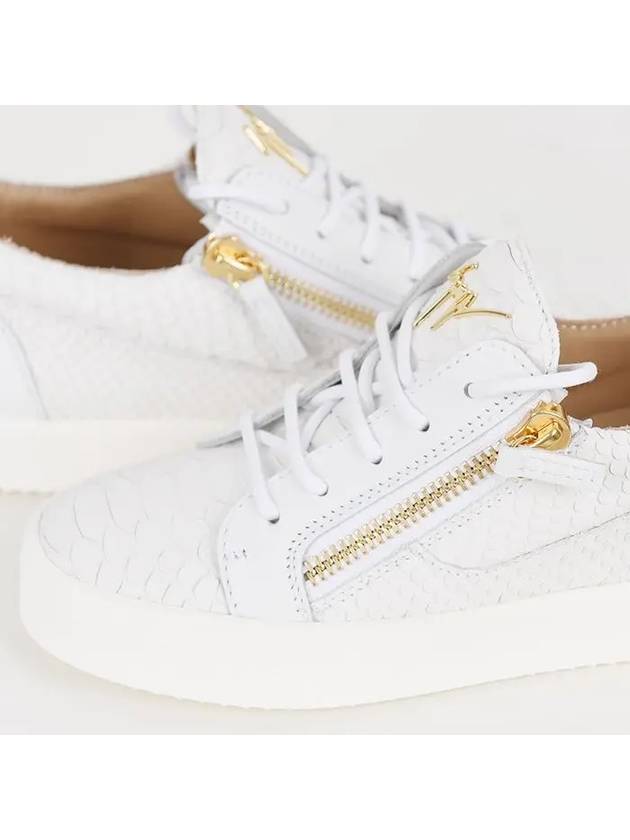 May London Python gold logo sneakers RW70001 - GIUSEPPE ZANOTTI - BALAAN 5