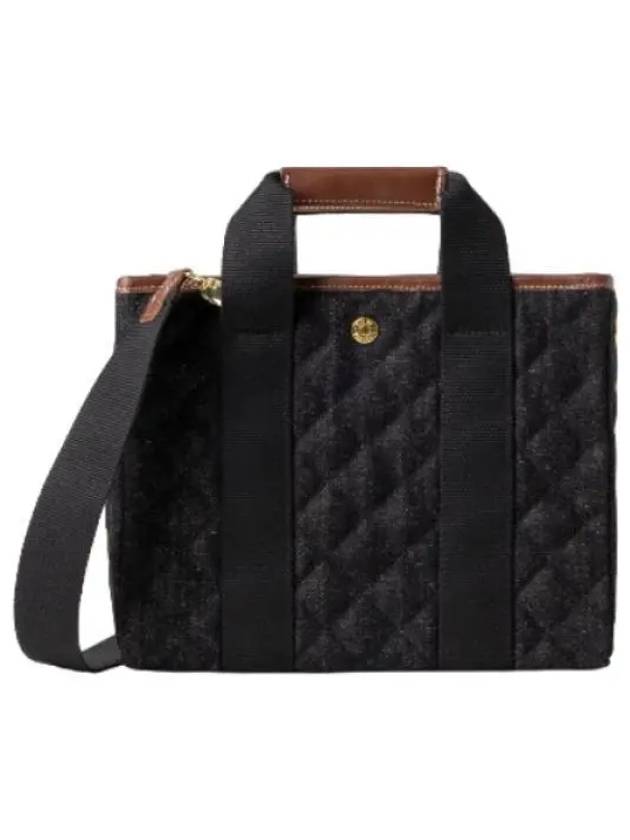 Traverse quilted denim black bag tote handbag - RUE DE VERNEUIL - BALAAN 1