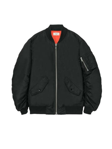 Zip Pocket Bomber Jacket Black - ROLLING STUDIOS - BALAAN 1