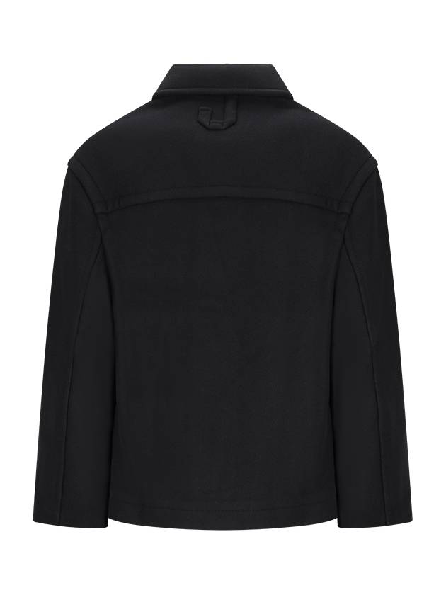 Le Manteau Wool Single Coat Black - JACQUEMUS - BALAAN 3