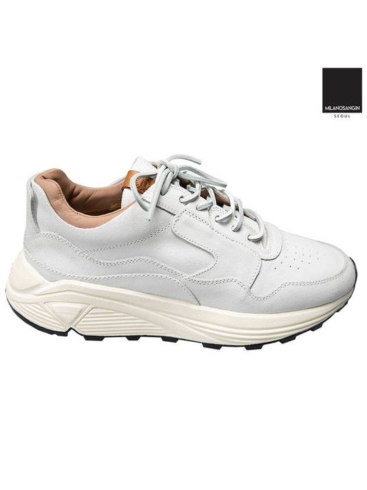 White Crack Vinci Men s Sneakers B7350 BIAN - BUTTERO - BALAAN 2