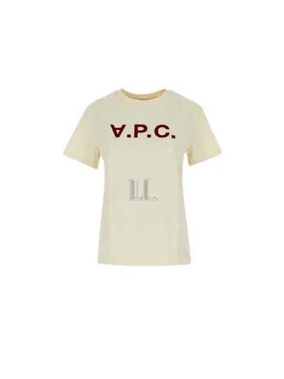 Standard Grand VPC Short Sleeve T-Shirt Ivory - A.P.C. - BALAAN 2