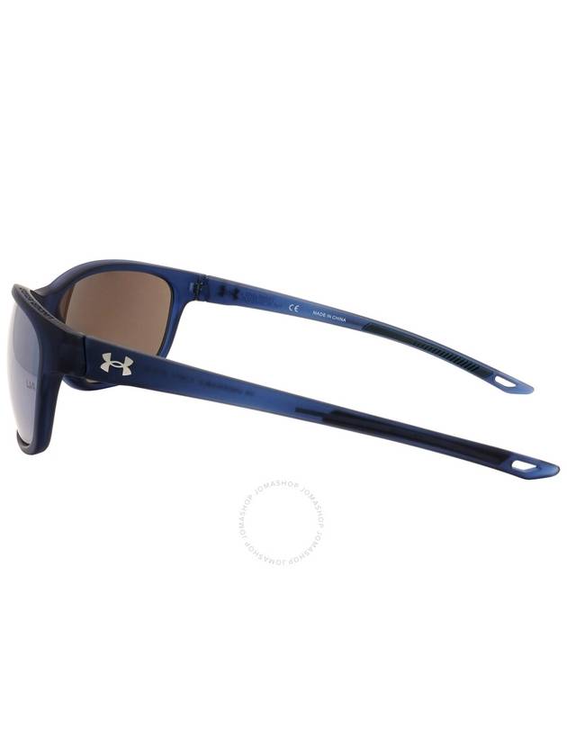 Under Armour Silver Mirror Oval Unisex Sunglasses UA UNDENIABLE 0FJM/T4 61 - UNDER ARMOUR - BALAAN 3