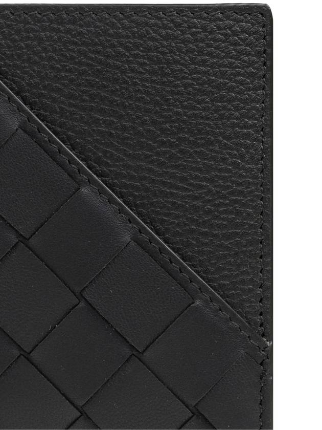 Bottega Veneta Leather Wallet, Men's, Black - BOTTEGA VENETA - BALAAN 5