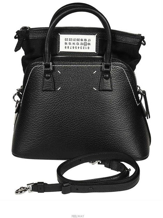 5AC Stitch Logo Patch Mini Tote Bag Black - MAISON MARGIELA - BALAAN 2