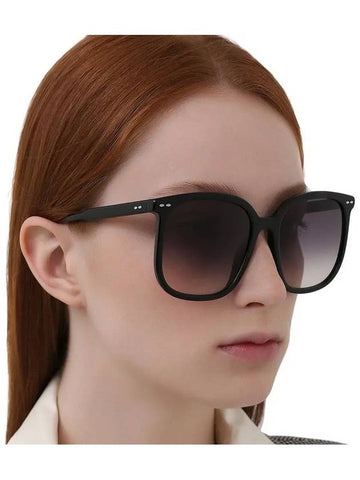 Sunglasses IM0008GS 8079O oversized black horn rim - ISABEL MARANT - BALAAN 1