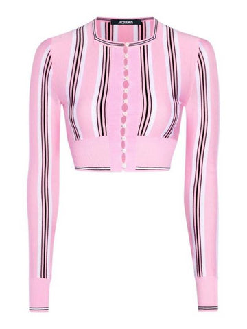 Spiaggia Cardigan Pink - JACQUEMUS - BALAAN 1