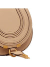 Marcie Saddle Small Grained Leather Cross Bag Beige - CHLOE - BALAAN 5