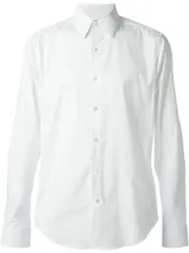 Men's Sylvain Good Cotton Long Sleeve Shirt White - THEORY - BALAAN 1