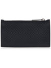 Weaving Pattern Zipper Card Wallet Black - BOTTEGA VENETA - BALAAN 4