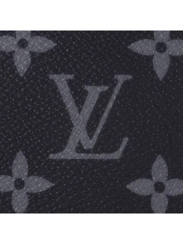 Dopp Kit Monogram Eclipse Pouch Bag Black - LOUIS VUITTON - BALAAN 6