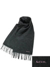 Simple logo wool muffler dark gray M1A 933D A504 - PAUL SMITH - BALAAN 1