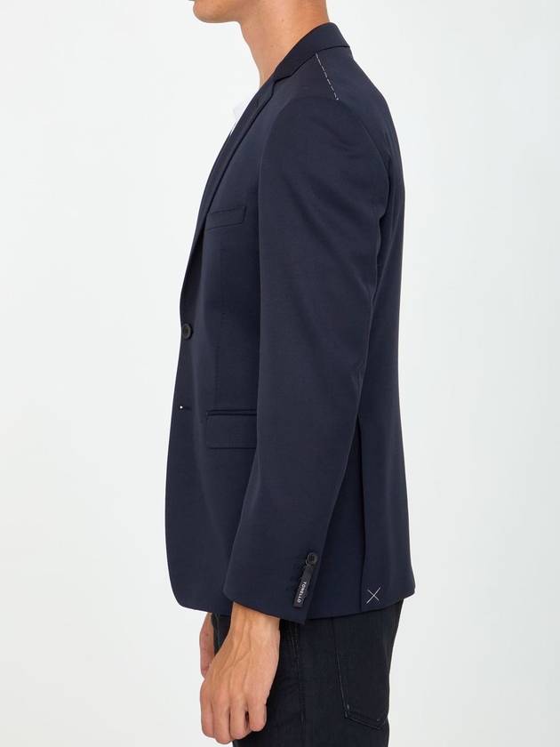 Blue Wool Jacket - TONELLO - BALAAN 3