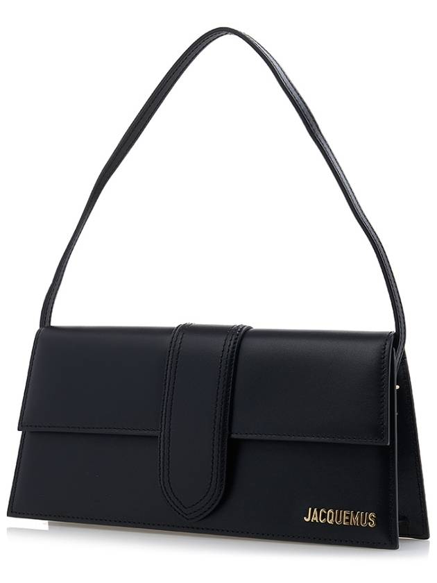 Le Bambino Long Flap Shoulder Bag Black - JACQUEMUS - BALAAN 3