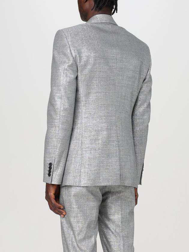 Blazer a monopetto metallic Alexander McQueen - ALEXANDER MCQUEEN - BALAAN 3