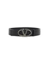 Garavani Leather Belt 5Y2T0SC8XUR 0NO Black - VALENTINO - BALAAN 2