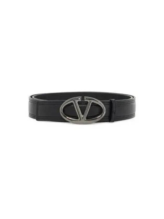 Garavani Leather Belt 5Y2T0SC8XUR 0NO Black - VALENTINO - BALAAN 2